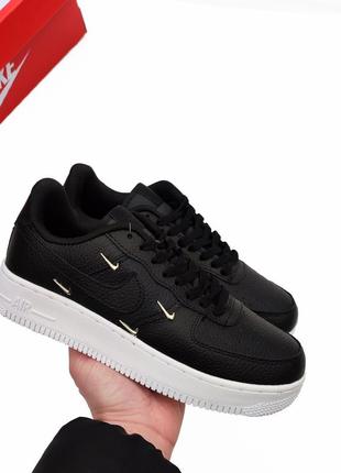 🆙🆕 кроссовки nike air force 1 black/white белые с черным крутые лимитированная серия5 фото