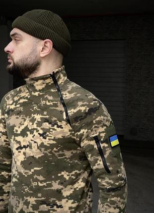 Тактична кофта військова піксель фліска тактичний светр фліс7 фото