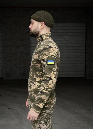 Тактична кофта військова піксель фліска тактичний светр фліс4 фото