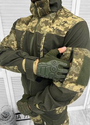 Тактичний костюм гірка олива військова форма горка осінь саржа з капюшоном3 фото