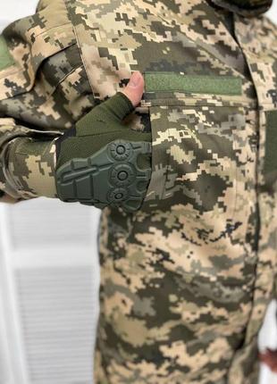 Військова форма піксель тактична костюм кітєль армійський і штани на манжетах весна3 фото