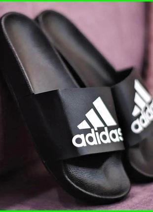 Шльопанці капці adidas сланці адідас чорні жіночі (розміри: 36,37,40)8 фото