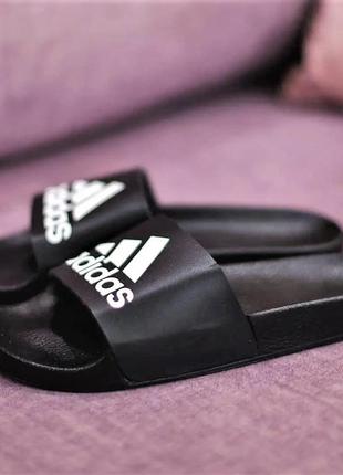 Шльопанці капці adidas сланці адідас чорні жіночі (розміри: 36,37,40)4 фото