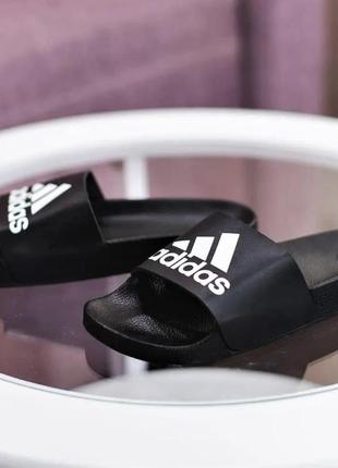 Шльопанці капці adidas сланці адідас чорні жіночі (розміри: 36,37,40)3 фото