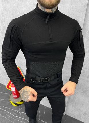Форма поліції чорна костюм тактичний чорний ubacs убакс і штани ріп стоп