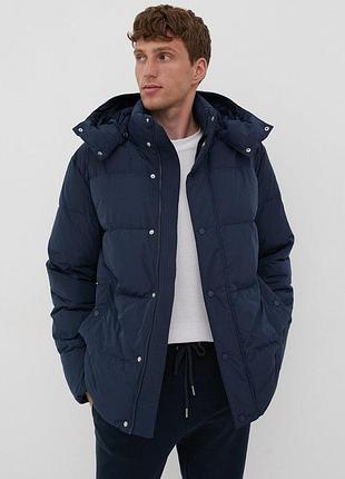 Зимова чоловіча куртка finn flare fac21004-101 down fill синя xl