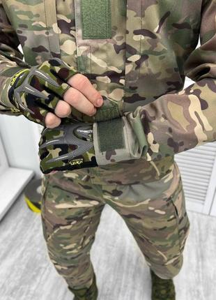 Військова форма весна мультикам тактичний костюм multicam саржа військовий кітель і штани2 фото
