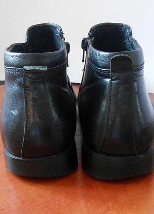 Кожаные демисезонные мужские ботинки front, р.40 код n40046 фото