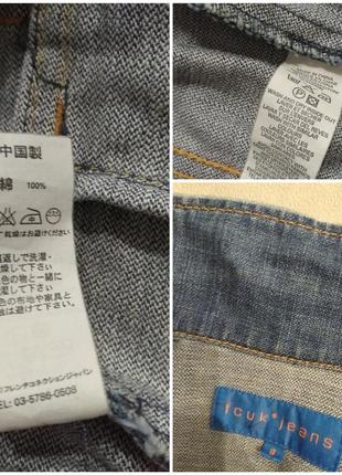 Стильний джинсовий жакет fcuk jeans (french connection) розмір 8/s/364 фото