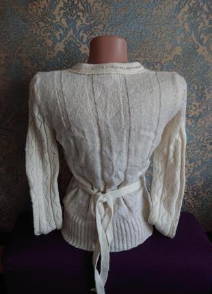 Женская кофта на запах р.42/44 джемпер пуловер свитер3 фото