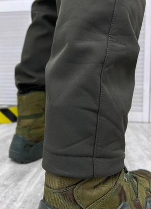 Військова форма хакі осінь софтшел оліва тактичний костюм демісезонний softshell з капюшоном3 фото