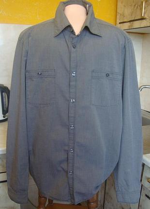 Рубашка серая