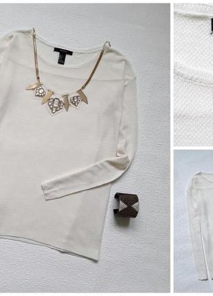 Ніжний фактурний свитероук від forever 21