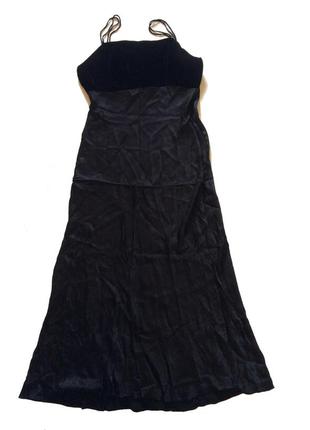 Чорна сукня на бретелях marks&spencer, розмір s-m