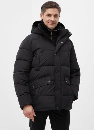 Зимова чоловіча куртка finn flare fwb26061-200 down fill чорна 3xl