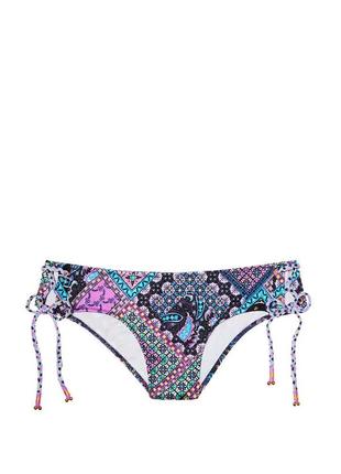 Victorias secret оригинал цветные плавки xs victoria виктория сикрет patchwork завязках