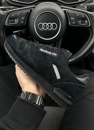 Мужские кроссовки reebok classic m all black