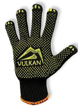 Рукавички захисні vulkan 5611 чорні xxl (871904)