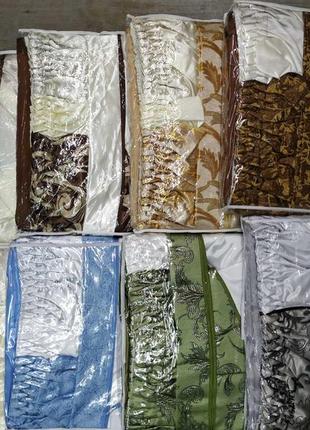 Готові штори з ламбрекеном евеліна