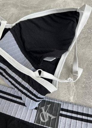 Черный базовый комплект нижнего белья ❤️ спортивное белье ☺️ нижнее белье на каждый день7 фото