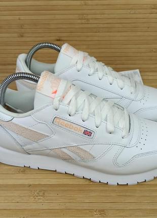 Кроссовки reebok classic leather размер 39 (25,5 см.)