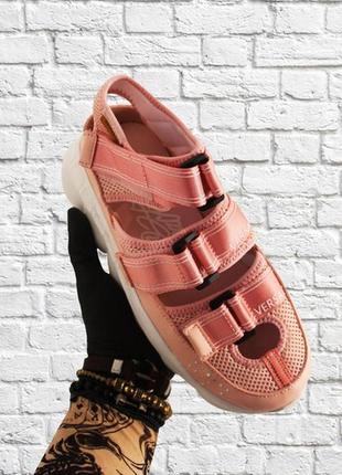 🌴sandals pink white🌴женские стильные летние сандали/сланцы/шлепанцы розовые, жіночі сандалі літні6 фото