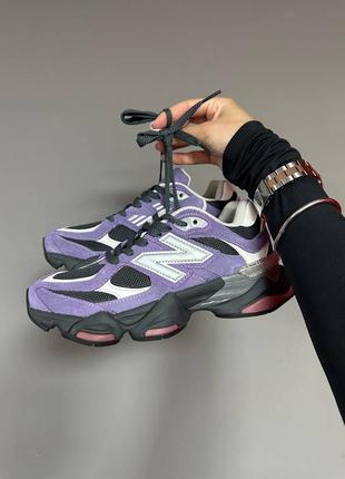 Женские кроссовки new balance 9060 violet noir