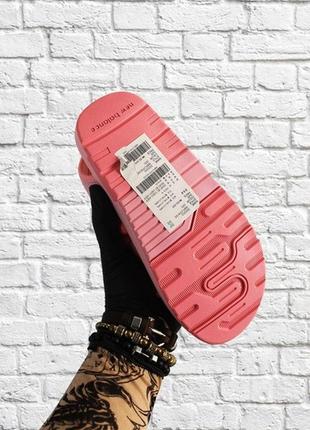 🌴new balance sandals pink🌴женские летние сандали нью беленс, розовые сланцы/шлепанцы7 фото