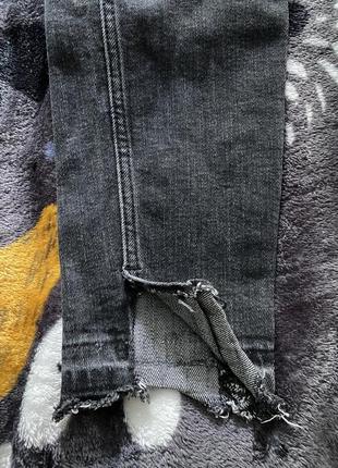 Графитовые джинсы скинни zara5 фото