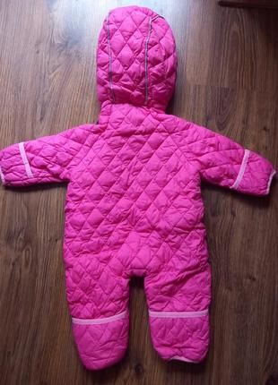 Новий рожевий дитячій комбінезон теплий snozu3 фото