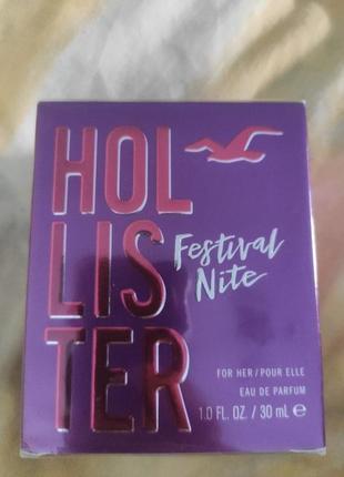 Аромат hollister festival nite