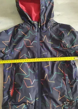 Водоотталкивающая куртка next легкая на флисе 92-98cm (uk 2-3 года)7 фото