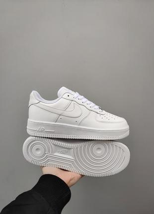Кроссовки air force белые