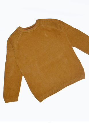 Темно-бежевый джемпер свитер next для мальчика 7 лет2 фото