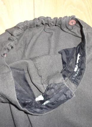 Серые школьные брюки для мальчика размер 10-11 лет,3 фото