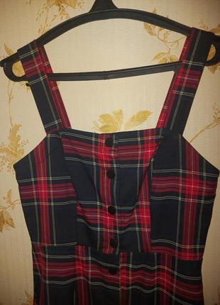 Сукня картата bershka