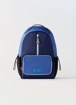Школьный рюкзак синий для мальчика zara new