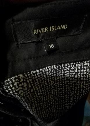 Юбка-шорты river island серая ряба с черной кокеткой9 фото