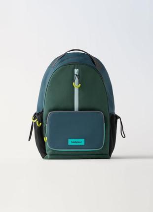Школьный рюкзак зеленый zara new