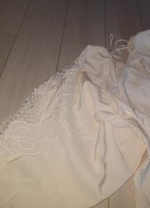 Оригінальна міні сукня з фактурними рукавами6 фото