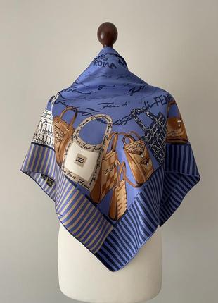 Шовкова хустка платок бренд fendi  foulard2 фото