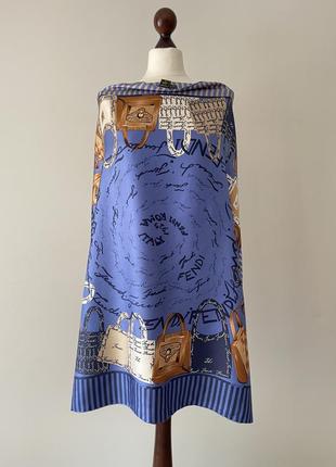 Шовкова хустка платок бренд fendi  foulard3 фото