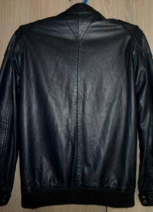 Куртка курточка бомбер кожаная tommy hilfiger размер 463 фото