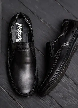 Мужские кожаные туфли matador officer shoes9 фото