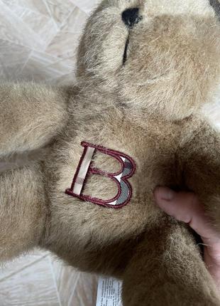 Плюшевый мишка rare vintage burberry teddy bear nova check wool toy gucci prada fendi lv dior versace2 фото