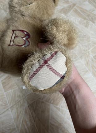 Плюшевый мишка rare vintage burberry teddy bear nova check wool toy gucci prada fendi lv dior versace3 фото