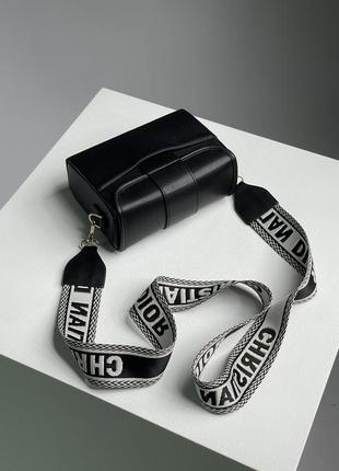 Сумка christian dior 30 montaigne bag black leather8 фото