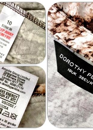 Брендовая вискозная блузка dorothy perkins с принтом. размер uk10/eur38(s/m).8 фото