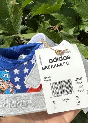 Кроссовки adidas. marvel. капитан америка. размер 32. длина 19,5 см3 фото