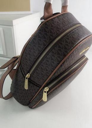 Женский рюкзак michael kors abbey brown7 фото